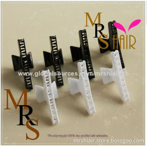 Black clip for hairdressing salon, styling mette pro hair salon, crocodile hair clips